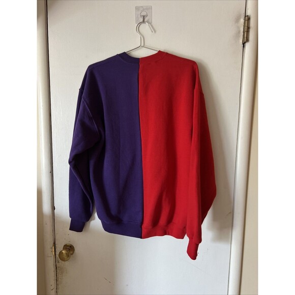 WU Huskies WSU Washington State Cougars red/purple Sweatshirt Med - Picture 5 of 13